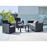 Lounge garnitura Molde 5 os. siva ( 3700124 ) Cene