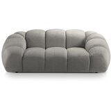 Micadoni Home Svetlo siva žametna sedežna garnitura 214 cm Diana – Cene