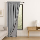 Restilo CORITA curtain, steel grey, smooth, classic-modern style, multifunctional tape, textured fabric with blackout effect, 140 x 260 cm | shoptok.hr