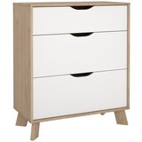 Tvilum Bela/v naravni barvi komoda v hrastovem dekorju 79x92x40 cm Ikast – | Shoptok.si