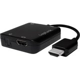 Logilink HDMI avdio ekstraktor, A/M - A/F+3.5mm/F+ODT, 2CH/5.1CH, 0.1 m | Shoptok.si