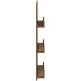  Polica za časopise s policom Staro drvo 51 x 11 x 102 cm | shoptok.hr
