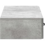Stolna montirana na zid Betonska siva 87,5 x 34,5 x 17 cm | shoptok.hr