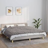 vidaXL Obtežena odeja siva 155x220 cm 11 kg blago Cene