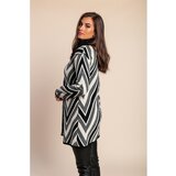 Fenzy Pleteni Kardigan S Uzorkom, Sivo/Crno/Bijelo | shoptok.hr