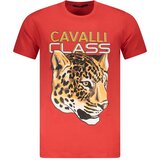 Cavalli Class Muška Majica Kratkih Rukava Crvena | shoptok.hr