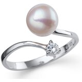  Ženski oliver weber distinct 925ag pearl prsten sa swarovski kristalom i perlom s/m ( 63251sm ) Cene