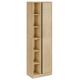 SoBuy Omarica Kopalnica Shranjevanje Les 50x30x169cm BZR237-E-N, (5000513950) Cene