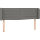Maison Chic vzglavna omarica - nočna omarica - posteljna omarica z ušesi temno sivo 147x16x78/88 cm blago, (21712215) Cene