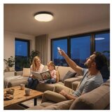  LED prigušiva stropno svetlo ILVI LED/30W/230V 2700-6500K pr. 40 cm crna/mesing + sa daljinskim upravljačem | Eponuda.com