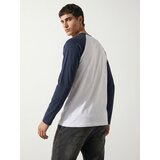 Sinsay Pamučna majica s dugim raglan rukavima | shoptok.hr