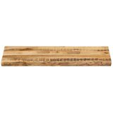 Stolna ploča sa živi rub 80x40x3,8 cm masivno grubo drvo manga | shoptok.hr