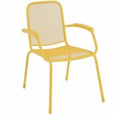 Mwh baštenska stolica lopo metalna svetlo žuta Cene