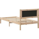 vidaXL Konstrukcija postelje z vzglavjem Svetlo siva 90 x 190 cm | Shoptok.si