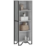 vidaXL Knjižna omara siva sonoma 50x31x137,5 cm inženirski les Cene