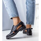 Gemre Black cut-out shoes Eleana | Shoptok.si