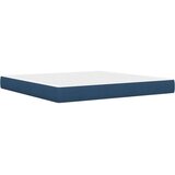  Okvir kreveta s madracem Plava 200 x 200 cm tkanina - Plava 200 x 200 cm | shoptok.hr