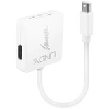 Lindy 41039 Mini-DisplayPort / DisplayPort / DVI / HDMI pretvarač [1x muški konektor mini displayport - 3x ženski konektor displayport, ženski konektor dvi, 24 + 5 polova, ženski konektor HDM | Eponuda.ba