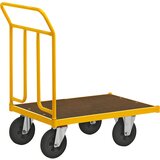 Kongamek ploski voziček KM144, dxšxv 836 x 500 x 1020 mm, 2 vrtljivi in 2 fiksni kolesi | Shoptok.si