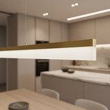 Toolight Viseća lampa LED APP1697-CP 200 cm Zlatna Brušena | shoptok.hr