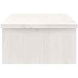  Za monitor bijeli 50 x 27 x 15 cm od masivne borovine | shoptok.hr