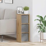 Kreveta s ladicama Umjetnički hrast 25,5 x 22 x 69,5 cm | shoptok.hr