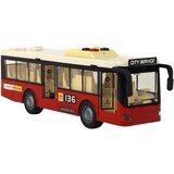  Gradski autobus u omjeru 1:16 - 28 cm x 6 cm x 9 cm - crveni | shoptok.hr