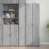 The Living Store Visoka omara siva sonoma 30x42,5x185 cm inženirski les - Visoka Omarica, (21435143) Cene