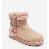 Boto Women's Insulated Buckle Boots Dulca Beige | ePonuda.com