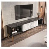 Hanah home Hanah Kućna TV komoda Riso, 180x54x35 cm, Crna | Eponuda.ba