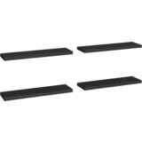 Maison Chic 4 kosi Stenske Police - Viseče police črne 90x23,5x3,8 cm MDF, (21758809) Cene