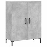  Visoka komoda siva betona 69,5x34x180 cm od konstruiranog drva Slike