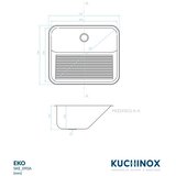 LAVEO Inox sudoper eko 53x63,5 cm | shoptok.hr