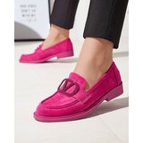 Resti Fuchsia women's moccasins with decoration Fogras- Footwear | Shoptok.si