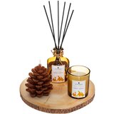 Atmosphera dekorativni set mirisni štapići + mirisna svijeća u čaši + mirisna svijeća | shoptok.hr