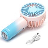 Aigostar Punjivi džepni ventilator 3W/5V 500 mAh USB ružičasta/plava | Eponuda.com