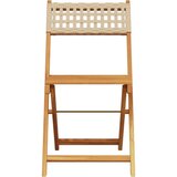  3-dijelni bistro set od poliratana i masivnog drva bež | shoptok.hr