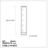 Opviq podna lampa kafes 13746 black