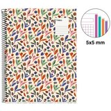 MiquelRius Kolegij blok A4 70g 100L spiralni kocke Leaves in the wind MR4049 | shoptok.hr