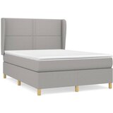 The Living Store Box spring postelja z vzmetnico svetlo siva 140x200 cm blago - Box Spring Postelja, (21521260) | Shoptok.si
