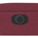  Električni naslonjač na podizanje od tkanine boja vina | shoptok.hr