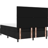 vidaXL krevet s kutijom s madracem crni 140x200 cm tkanina | shoptok.hr