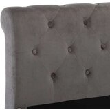  Posteljni okvir siv žamet 200x200 cm | Shoptok.si