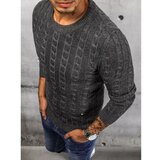 DStreet Dark gray men's sweater WX1877 Cene