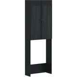  Kabinetska WC ALKMAAR Crna 66 x 25 5 x 190 cm Konstruirano drvo - Crna | shoptok.hr
