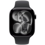 Apple pametna ura watch series 11 gps 46mm jet black aluminium case-black sport band - s/m (MEUW4WF/A) | Shoptok.si