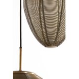 Light & Living Mat crna/u brončanoj boji viseća svjetiljka s metalnim sjenilom ø 36 cm Yaelle – | shoptok.hr