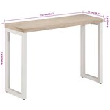  Konzolni stol smeđi 110x35x76cm od masivno drvo manga i željezo | shoptok.hr