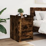  Noćni ormarić boja hrasta 45 x 50 x 65 cm od konstruiranog drva | shoptok.hr