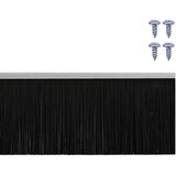  Držač četke za vrata 6 kom. Srebrno 100 cm Aluminijski legura | shoptok.hr